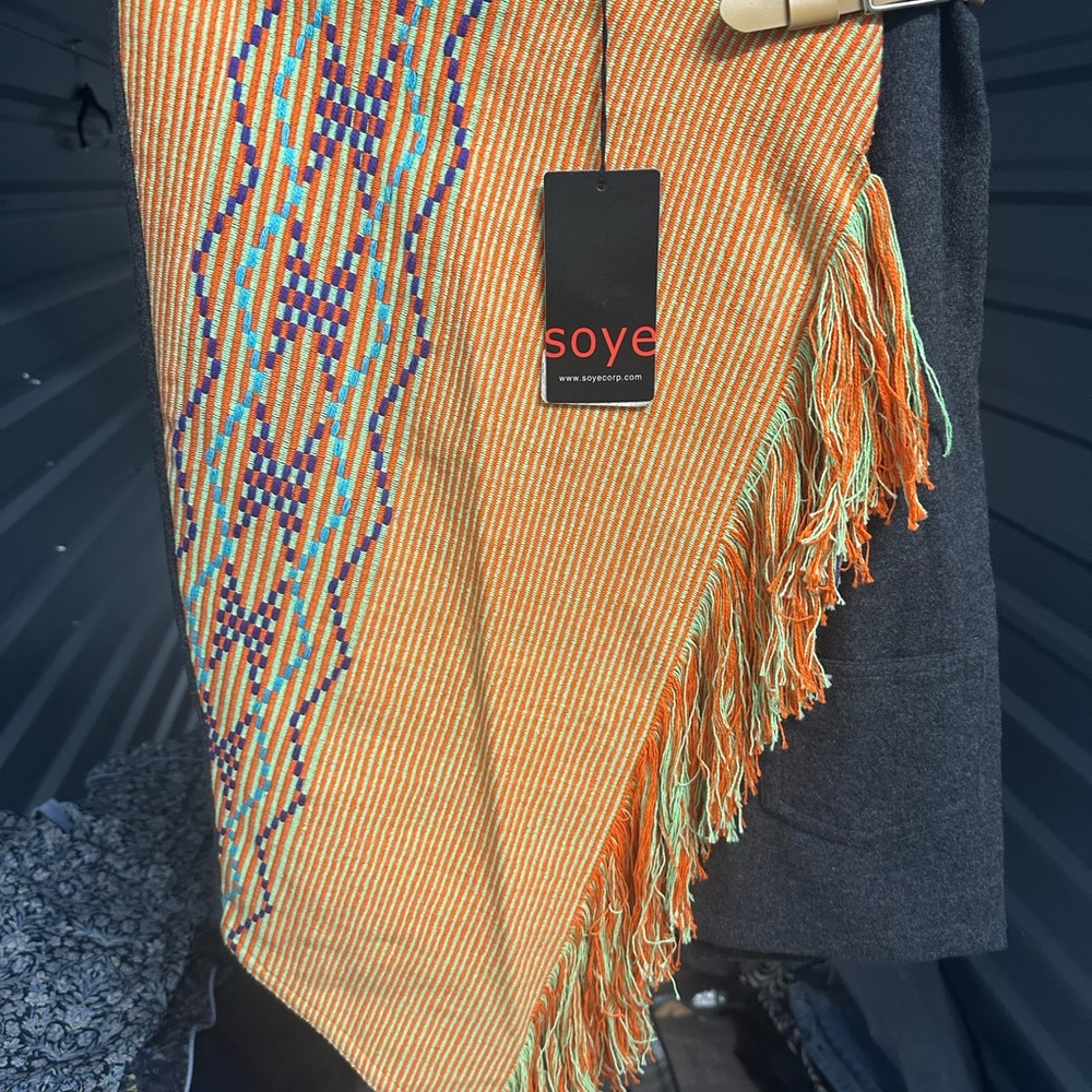 Soye Woven Fringe Wool Skirt